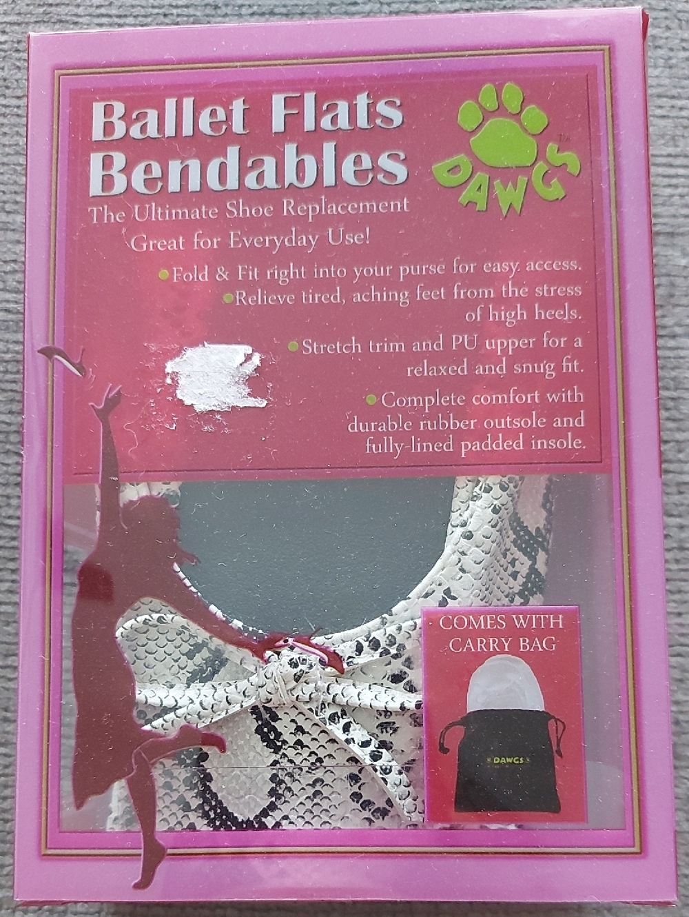 Dawgs Foldable Ballet Flats